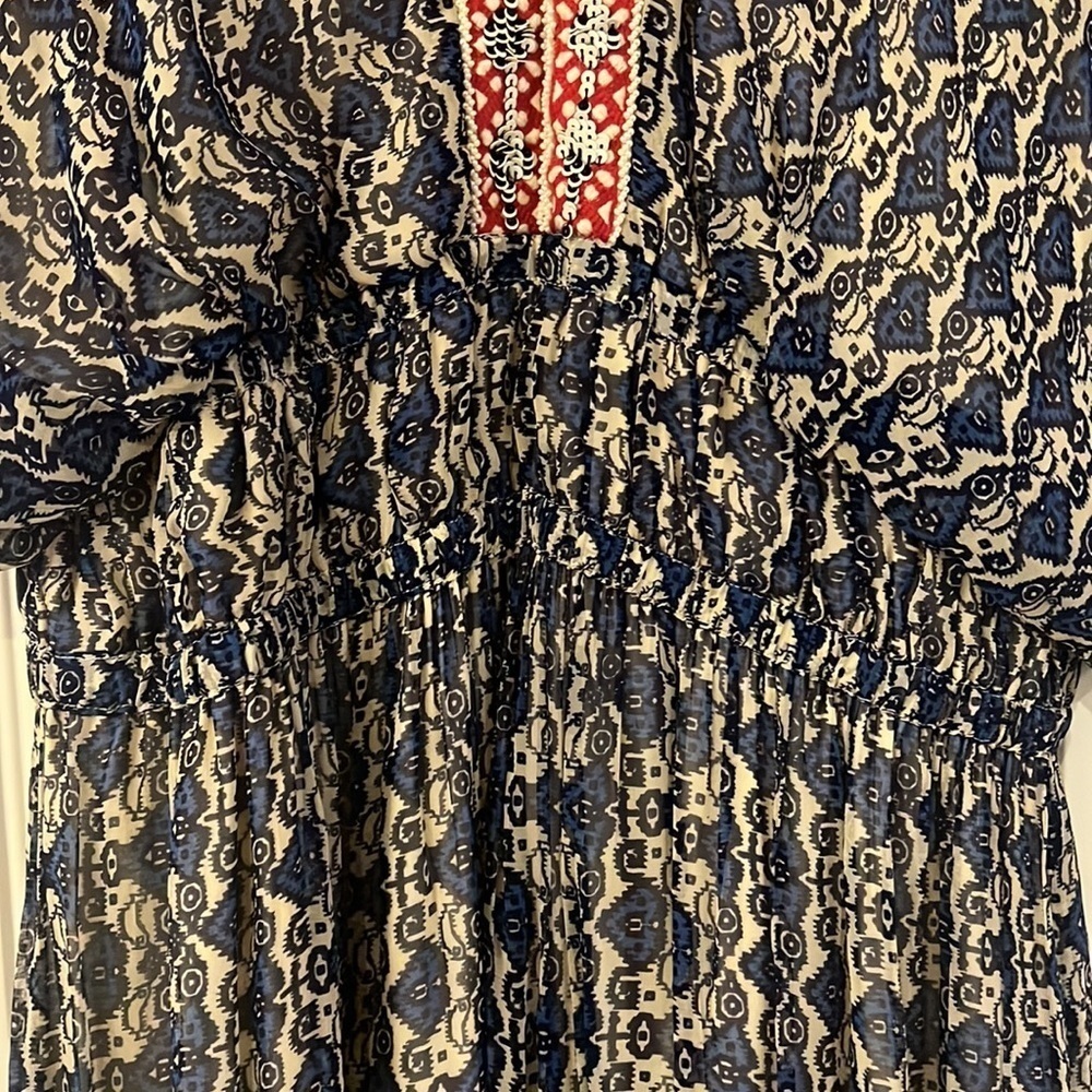 Anthropologie Oda Embroidered Maxi Dress by Vineet Bahl - Picture 5 of 6